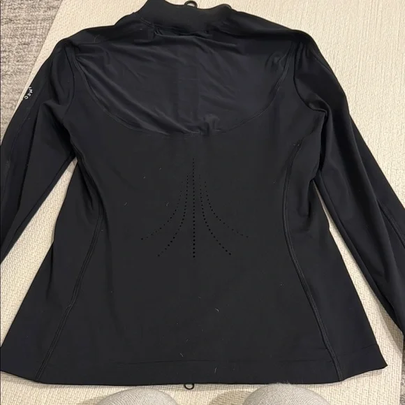 Stella McCartney Black Athletic Jacket High Collar Streamlined - Picture 2 of 3